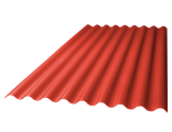 Лист керамопласт 4,5 мм красный